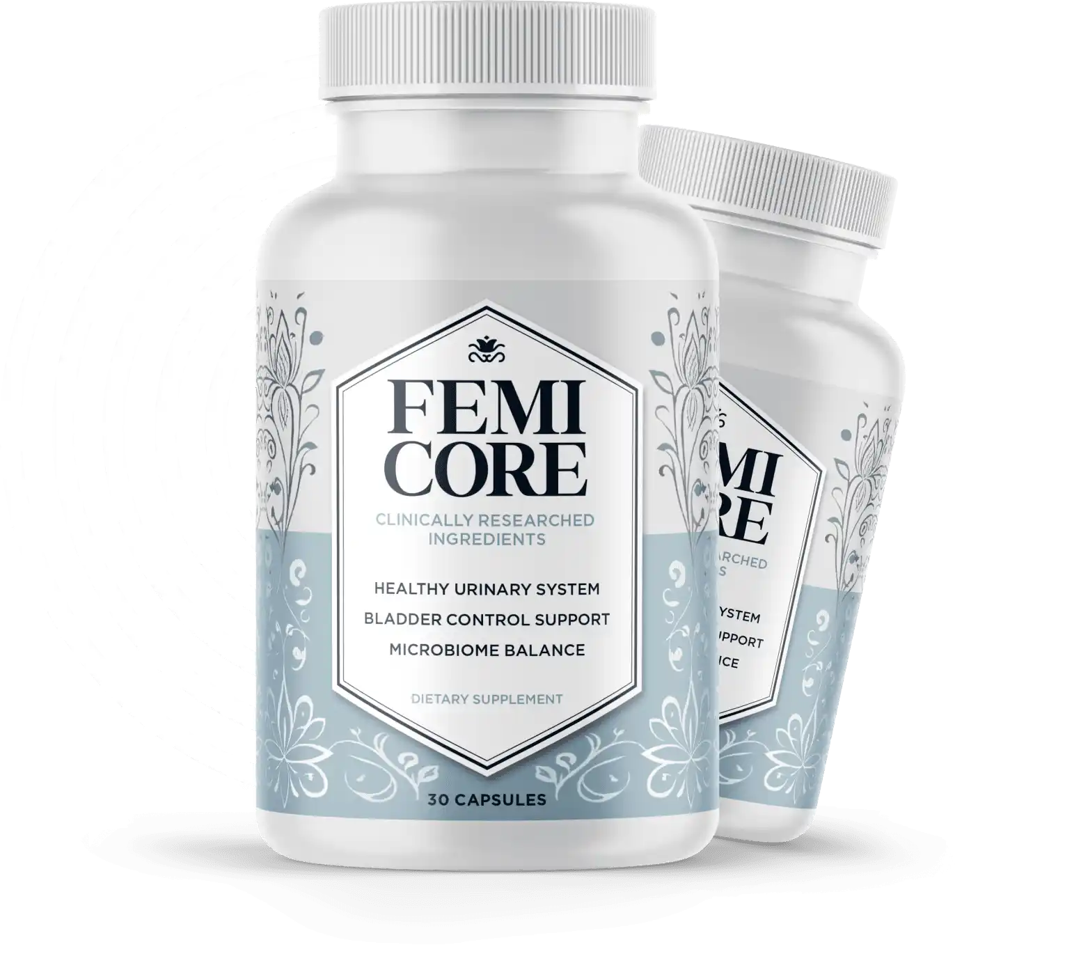 Femicore bladder support supplement bottle